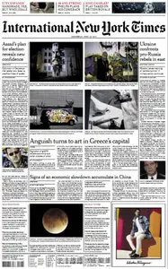International New York Times April 16 2014
