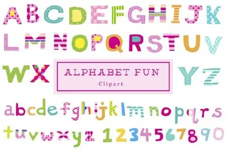 Creativemarket - Alphabet Fun Handdrawn Letters