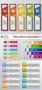Vectors - Shiny Option Infographics 6