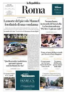 la Repubblica Roma - 1 Febbraio 2024