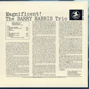 The Barry Harris Trio - Magnificent! (1969) {2006 Japan Mini LP Edition}
