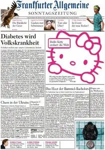 Frankfurter Allgemeine Zeitung am Sonntag, 27. Juli 2014