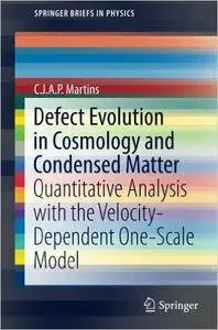 Defect Evolution in Cosmology and Condensed Matter: Quantitative Analysis with the Velocity-Dependent One-Scale Model