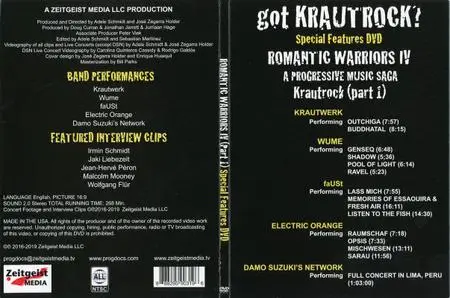 Romantic Warriors IV (A Progressive Music Saga): Krautrock Part 1 Special Features DVD (2019)