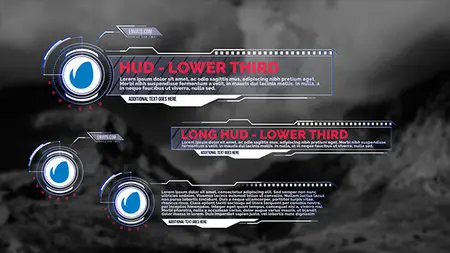 HUD - Lower Thirds - Project for After Effects (VideoHive)