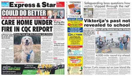 Express and Star Sandwell Edition – July 31, 2019