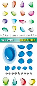 Stock Vector - Glass Stones