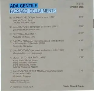 Ada Gentile - Paesaggi della mente (1994)