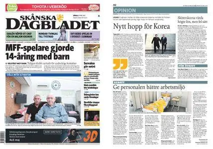 Skånska Dagbladet – 28 april 2018