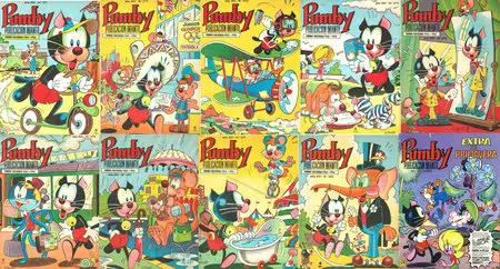 Pumby #571-577, #579-780, Extra y Album Vacaciones