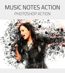GraphicRiver - Music Notes Photoshop Action