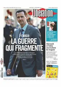 Libération du Mercredi 4 Septembre 2013
