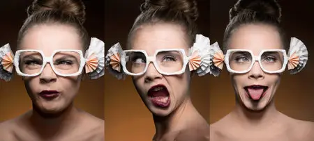 Cara Delevingne - Funny faces by Jonathan Knowles