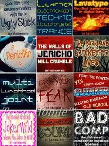 Astigmatic One Eye Fonts