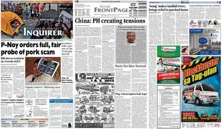 Philippine Daily Inquirer – July 18, 2013