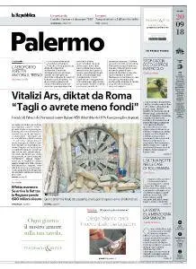 la Repubblica Palermo - 20 Settembre 2018
