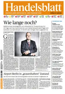 Das Handelsblatt vom 09 Januar2013