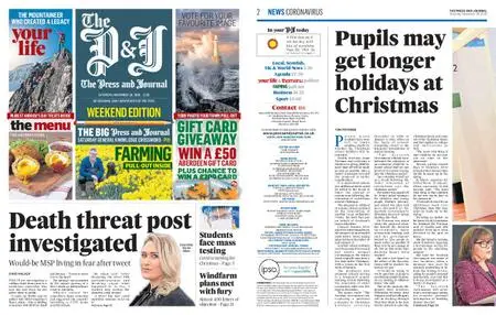 The Press and Journal Aberdeenshire – November 28, 2020