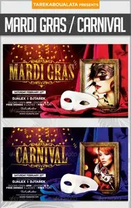 GraphicRiver Mardi Gras / Carnival Flyer 6482748