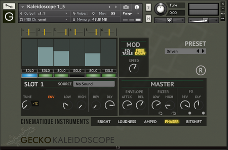 Cinematique-Instruments GECKO Kaleidoscope v1.5 KONTAKT