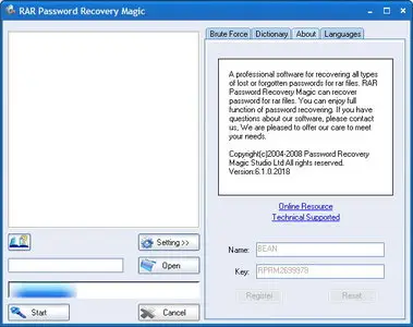 RAR Password Recovery Magic 6.1.1.140 Final (+Portable)