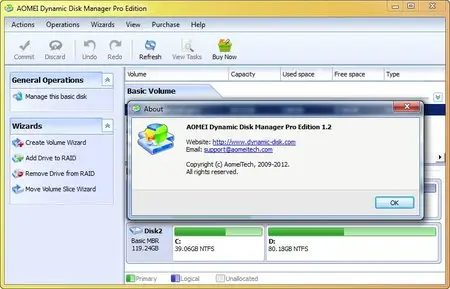 AOMEI Dynamic Disk Manager Pro 1.2.0.0