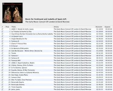 David Munrow & The Early Music Consort of London - Music for Ferdinand and Isabella of Spain (LP/ FLAC)