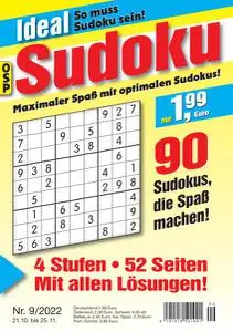 Ideal Sudoku - Nr.9 2022