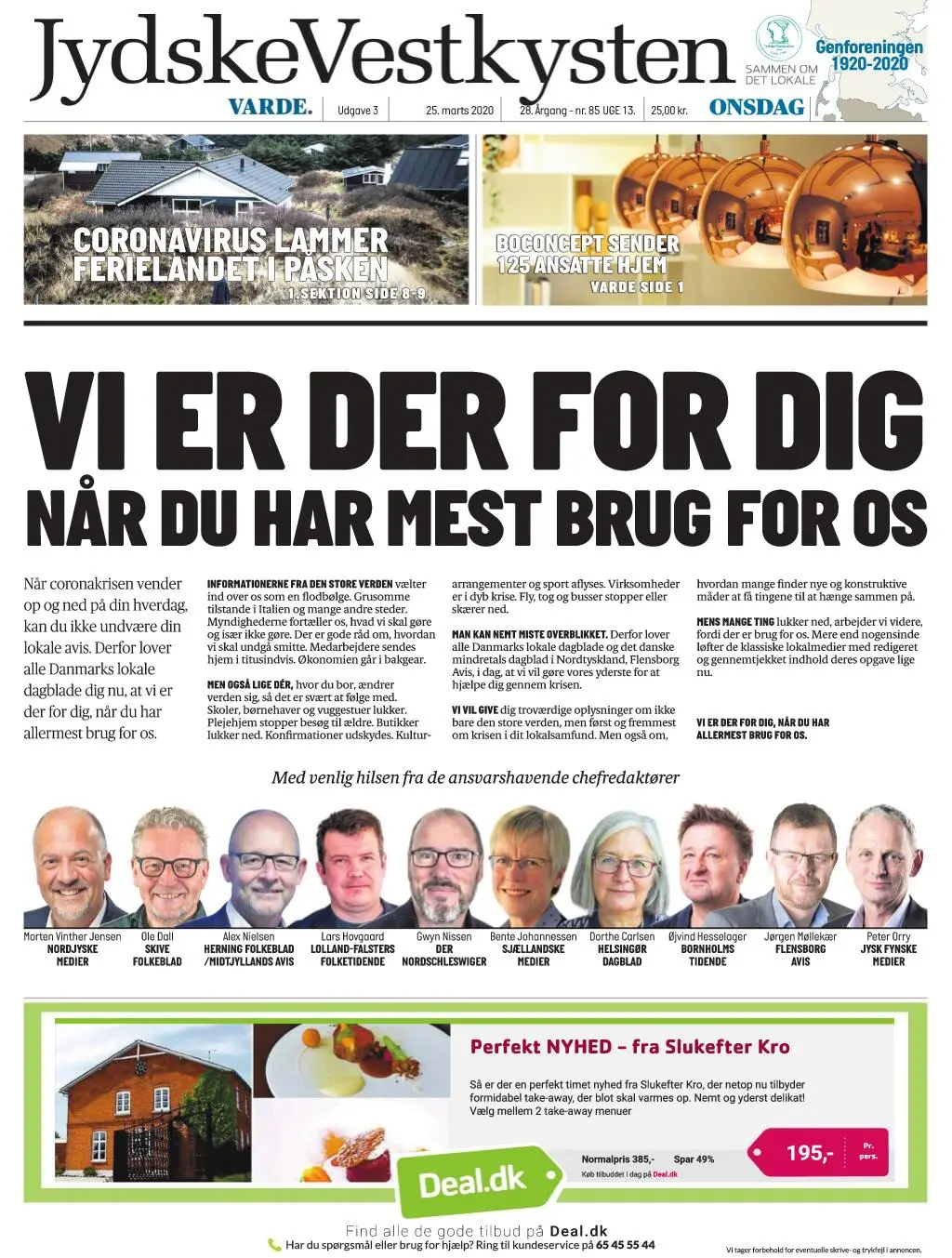 JydskeVestkysten Varde – 25. marts 2020