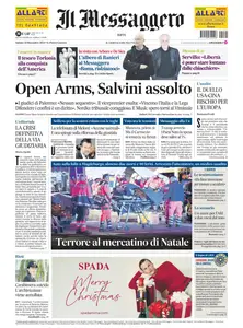 Il Messaggero Rieti - 21 Dicembre 2024