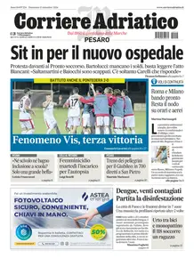 Corriere Adriatico Pesaro - 15 Settembre 2024