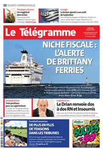 Le Télégramme Ouest Cornouaille - 28 Juin 2024