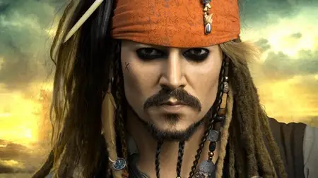 Jack Sparrow/Johnny Depp Likeness In Blender