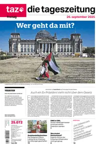 taz die tageszeitung - 26 September 2025