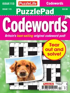 PuzzleLife PuzzlePad Codewords - July 2025