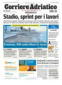 Corriere Adriatico Macerata - 25 Maggio 2025