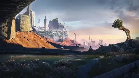 Learn Sci-Fi Matte Painting Techniques In Photoshop