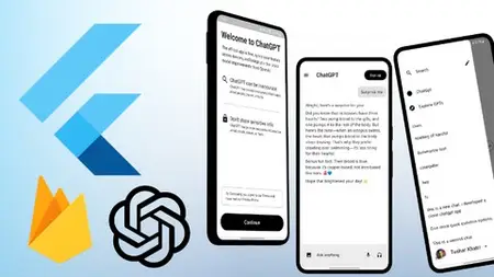 Master Flutter & Firebase By Building A Chatgpt Clone App