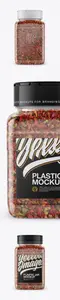 200g Plastic Jar with Pepper Flakes 24123