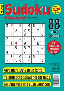 Sudoku Rätselspaß - Nr.2 2025