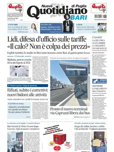 Quotidiano di Puglia Bari - 9 Agosto 2025
