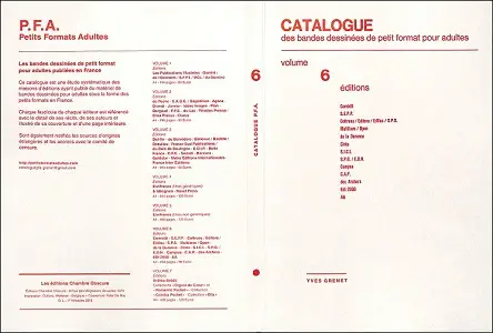 Catalogue Des Bandes Dessinées De Petits Fomats Pour Adultes - Tome 6