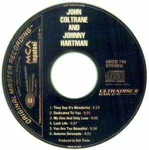 John Coltrane & Johnny Hartman - John Coltrane & Johnny Hartman (1963) [MFSL, UDCD 740]