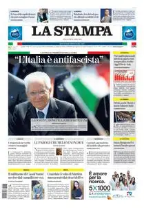 La Stampa Milano - 26 Aprile 2023