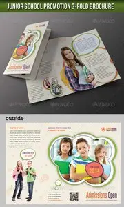 GraphicRiver Junior School Promotion 3-Fold Brochure 02