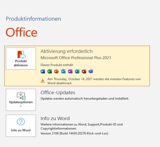 Microsoft Office Professional Plus 2021 Version 2109 Build 14430.20276 (x86-x64) Multilingual