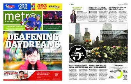 Metro New York – February 27, 2018