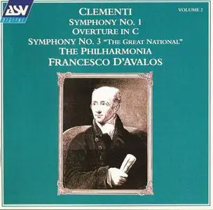 Francesco D'Avalos - Clementi: Symphonies, Vol. 2 (1992)