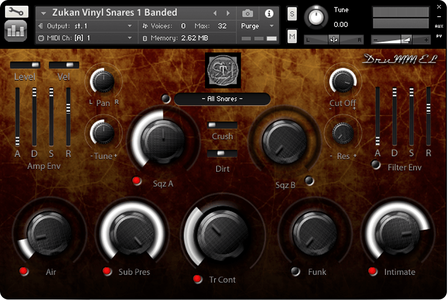 Samplecraze DruMM Elements Snares KONTAKT