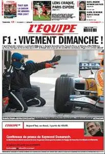 L'Equipe 15 03 2007